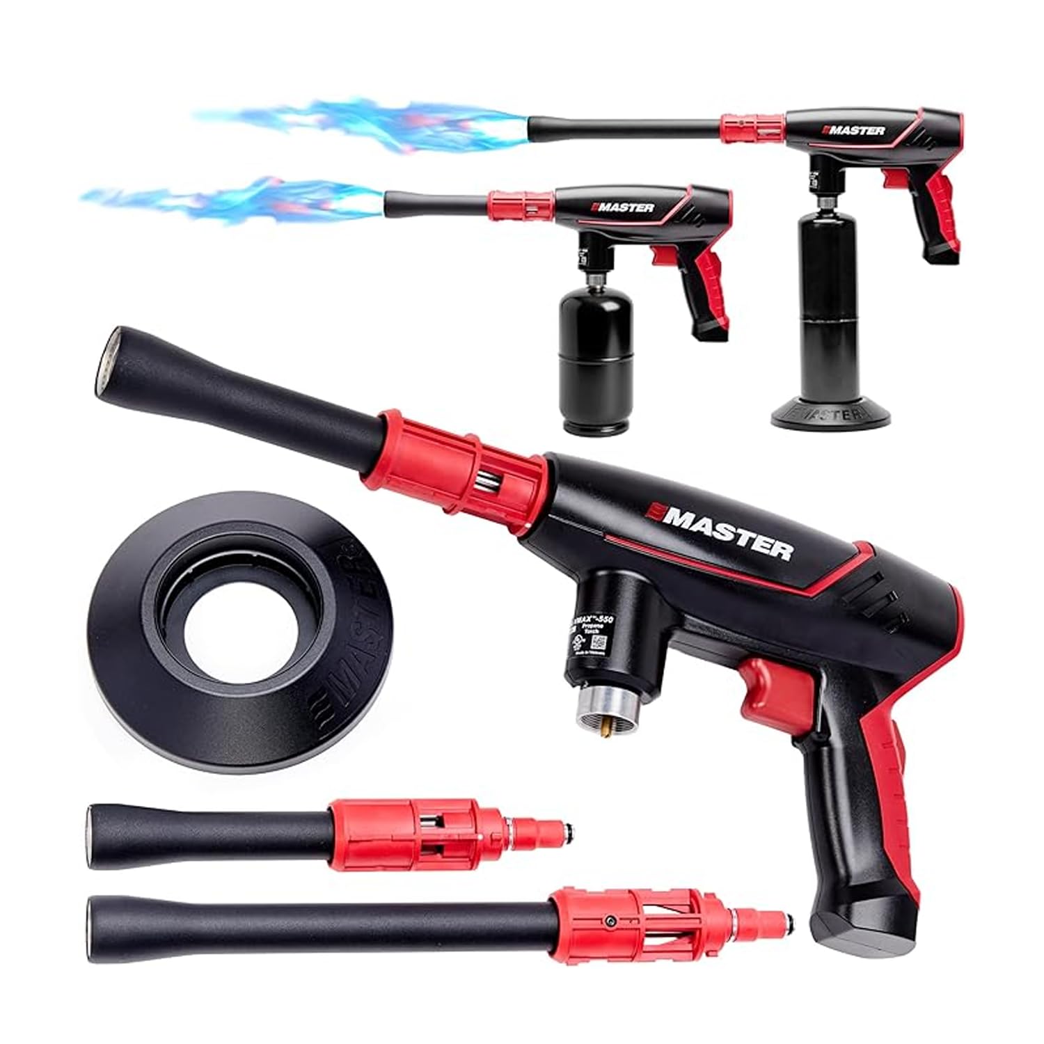 Master Appliance VMAX-550 2-in-1 Grillpistole & Sous Vide Fackel - Ultimativer Outdoor-Propan-Feueranzünder zum Grillen, Anbraten, Camping & mehr