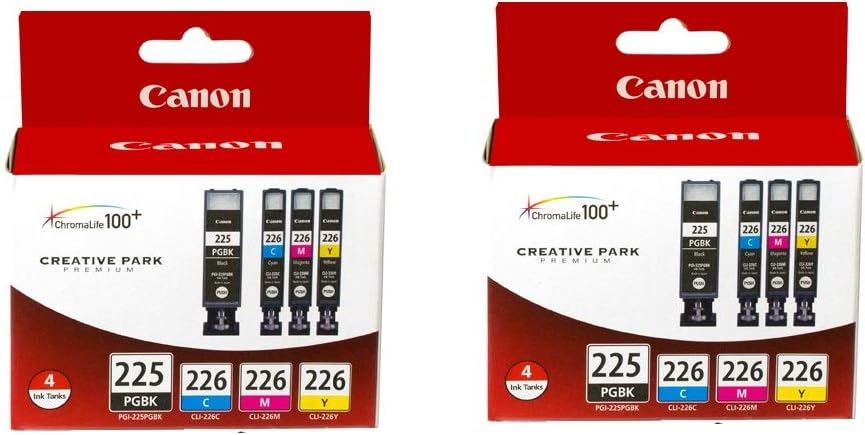 Canon PGI-225 BK/ CLI-226 4530B008 C,M,Y 8 Pack Value Pack in Retail Packaging