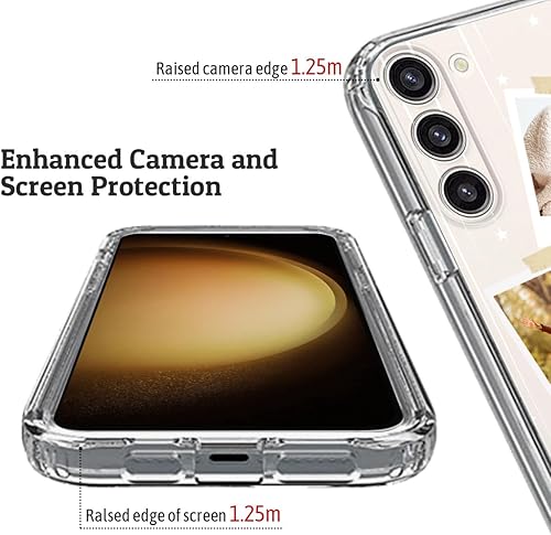 Vista 106 de Funda transparente 3 en 1 diseñada para teléfono Galaxy S21, Plus/Ultra/FE 5G Samsung, capas protectoras híbridas [protector de pantalla] Borrar 05