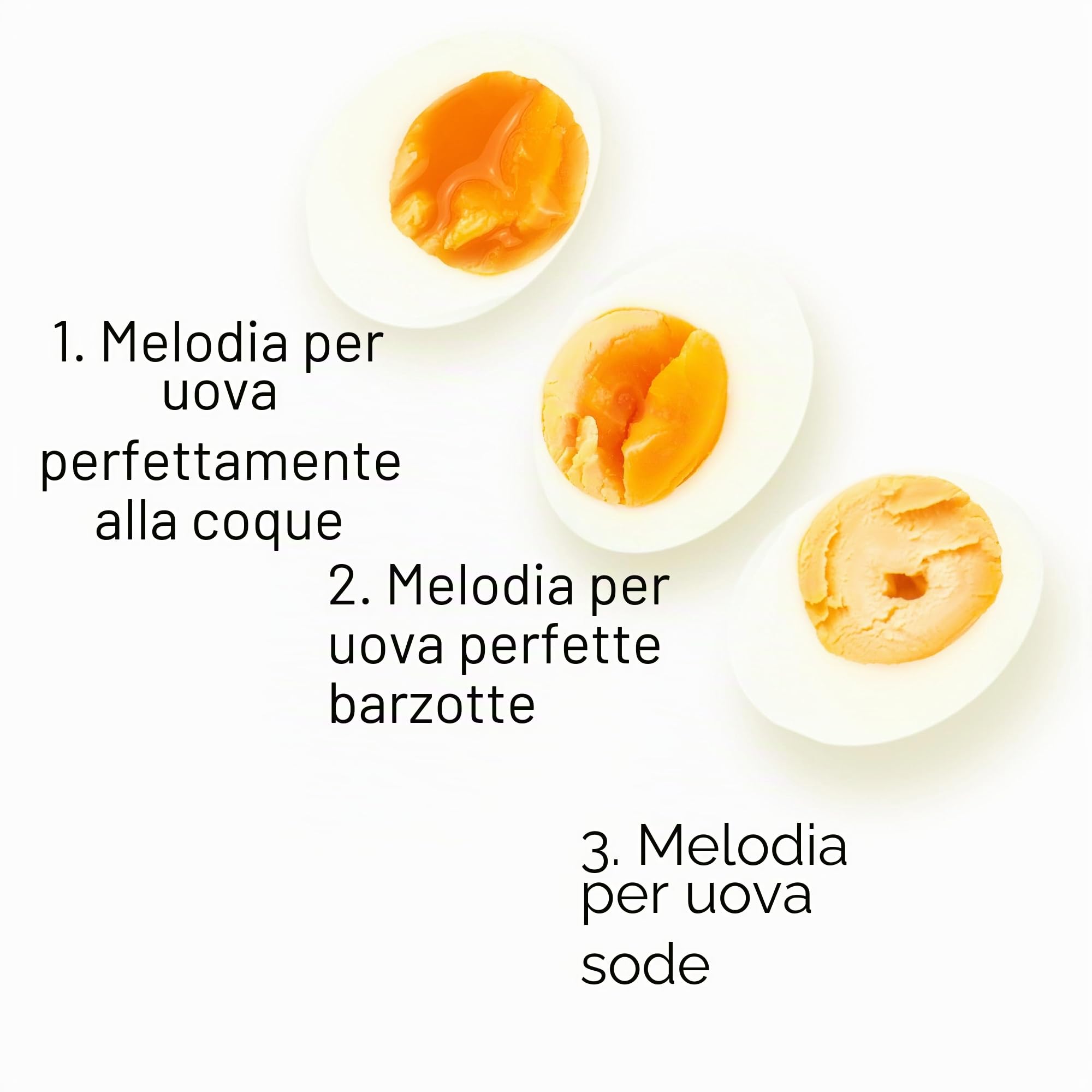 Rock PiepEi - Timer per uova cantante da cucinare, cuociuova per 3 gradi di durezza da uomo, divertente cuoco – musica Eggtimer – Brainstream