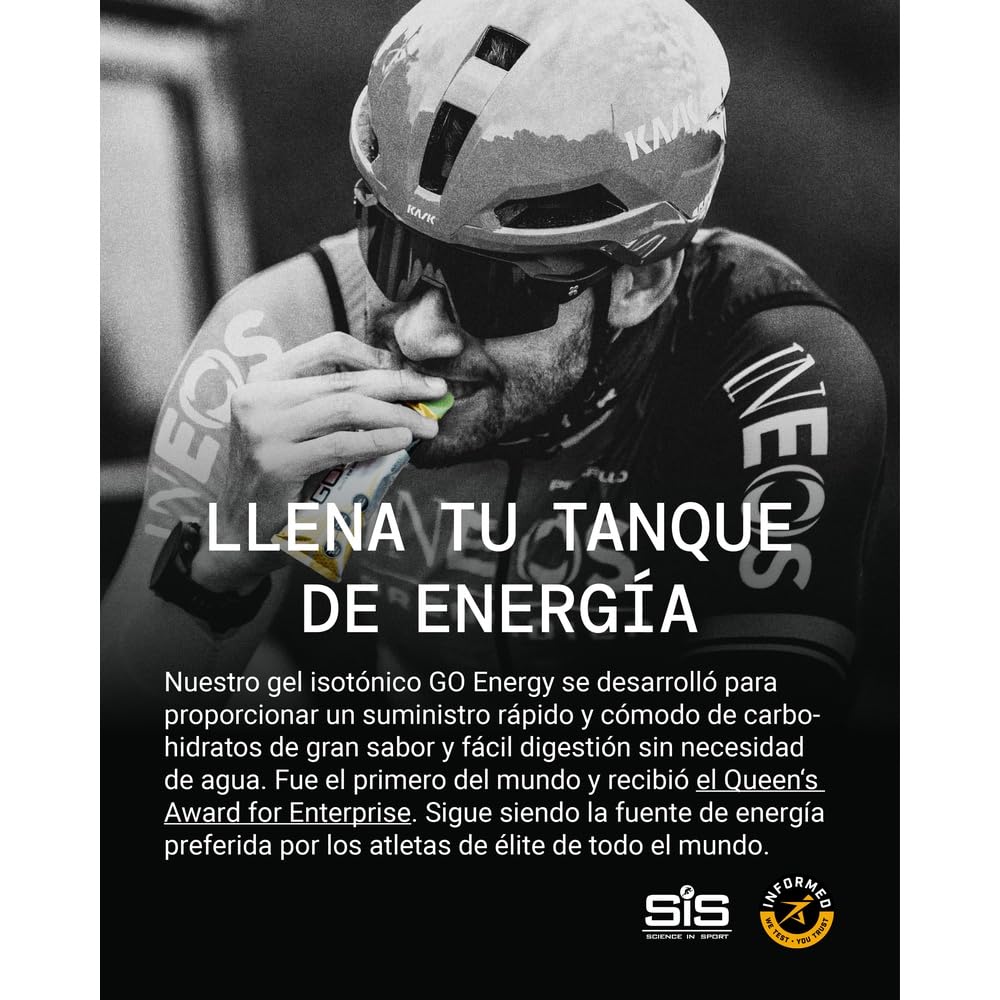Science in Sport GO Gel Energético Isotónico 7cx 60ml Variado, Vegano - Formulación isotónica con 22g de carbohidratos, Buen proveedor de energía, Alternativa óptima a las bebidas isotónicas.