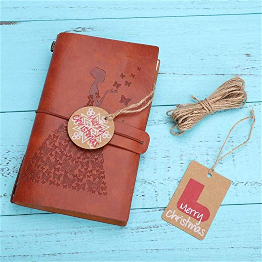 150 Étiquettes Cadeaux Noël En Papier Kraft - Avec Ficelle De Jute 30m, 3 Motifs Imprimés - Pour Emballage Et DIY - 3