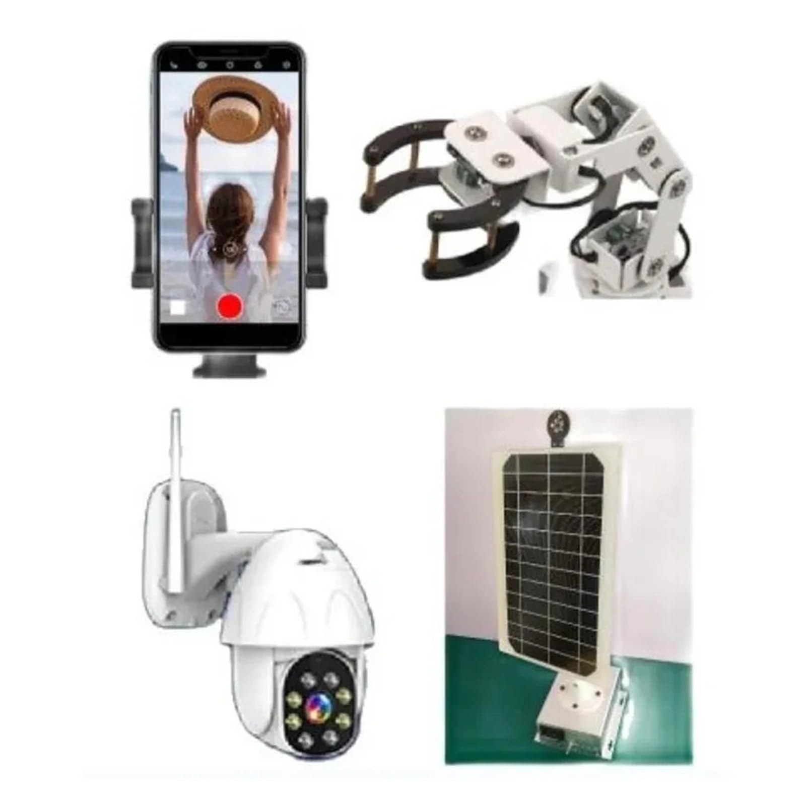 DIY DC dwuosiowy Pan Tilt śledzenie i monitorowanie energii słonecznej Robot duże obciążenie wysoki moment obrotowy w całości z metalu oś X oś Y motoreduktor ślimakowy Dla początkujących DIY