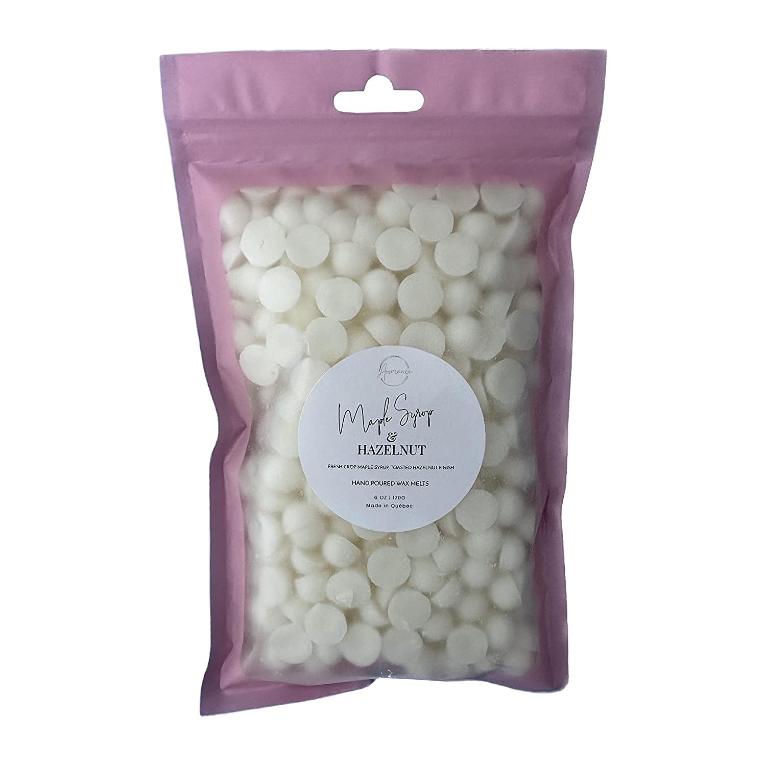 MAPLE SYRUP & HAZELNUT Wax Melt Dots - 6oz Highly Scented Wax Tarts & Melts - 100% Pure Soy Wax - Use in Your Favorite Home Decor Wax Melter