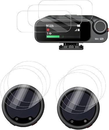 2-in-1 Screen Protector for Insta360 Mic Pro Transmitter & Receiver