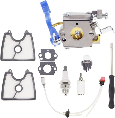 545081811 Carburador para Husqvarna 125B 125BX 125BVX soplador de hojas C1Q-W37 con filtro de aire 545112101 581798001 Kit de línea de combustible