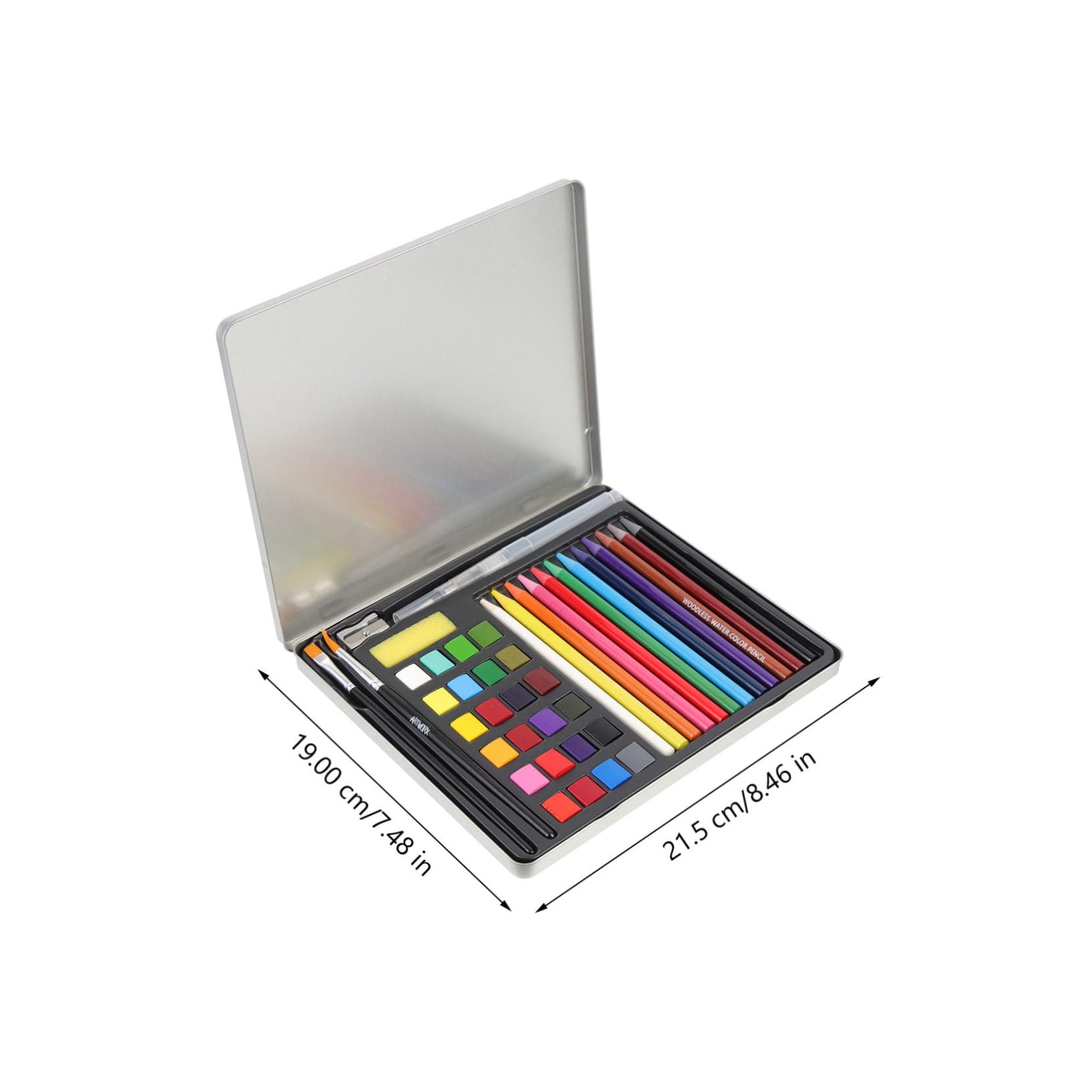 NUOBESTY Aquarellfarbe 1 Satz für Kinder und Lehrer, Tragbar, Leicht