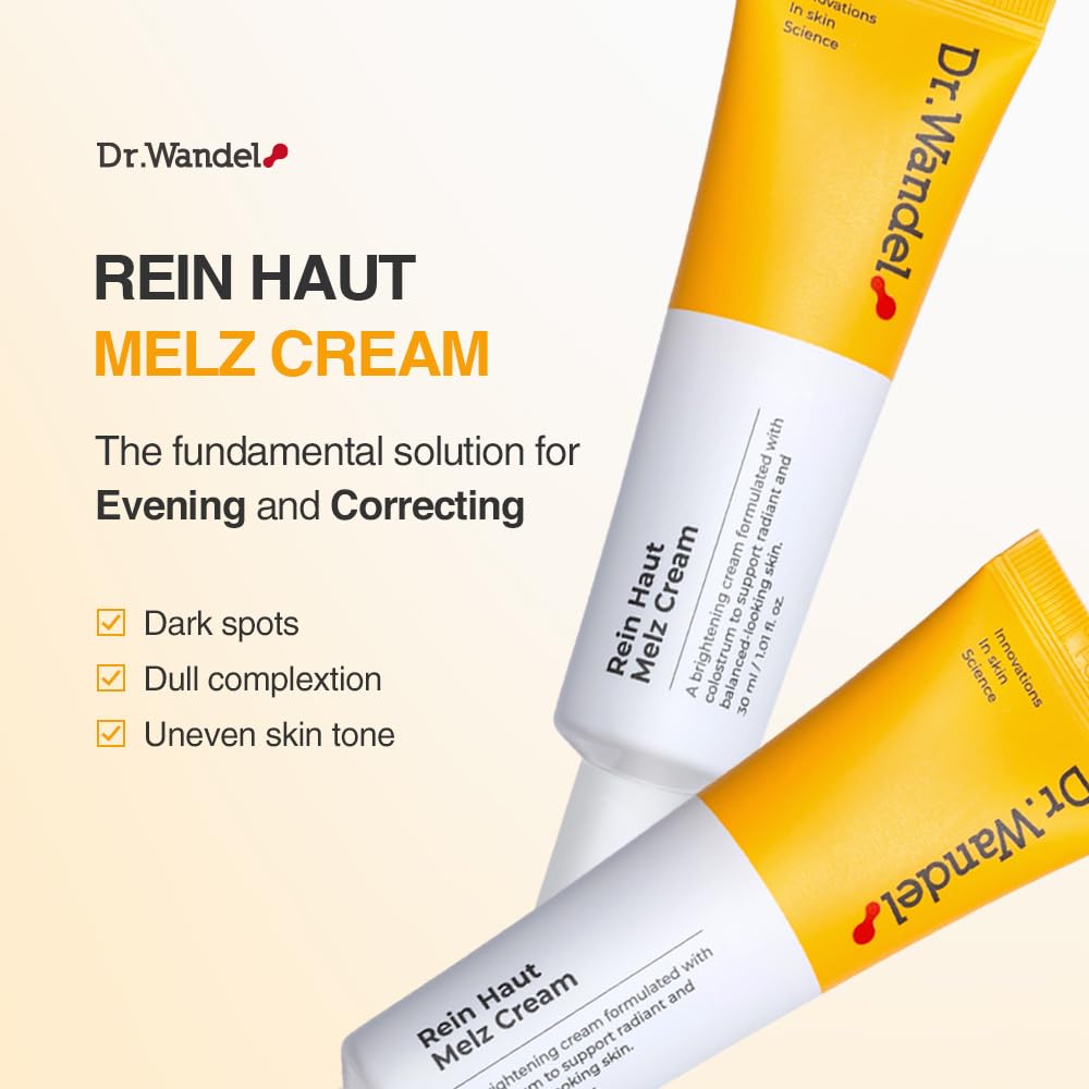 Melz Cream 30ml / 1.01fl.oz | Hydrating Facial Cream with Melazero V2, Niacinamide & Tranexamic Acid | Blemish Care & Tone-Enhancing Formula | Korean Skincare