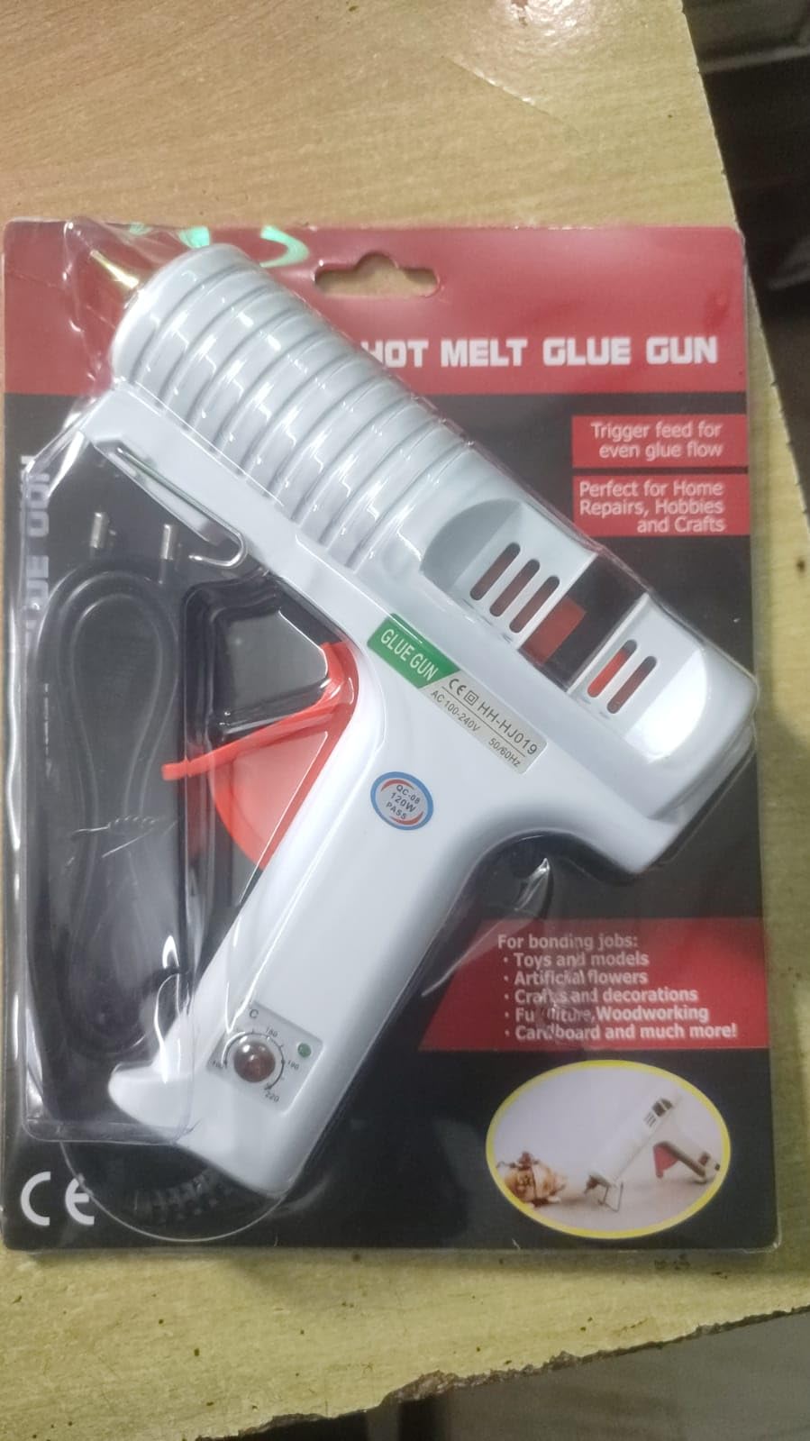 Hot Melt Glue Gun 120W Adjustable Temperature HH-HJ019 | 150°C–220°C Range, Rapid Heat-Up, Detachable Stand, Home Repair & Crafts, AC 100–240V-image-43