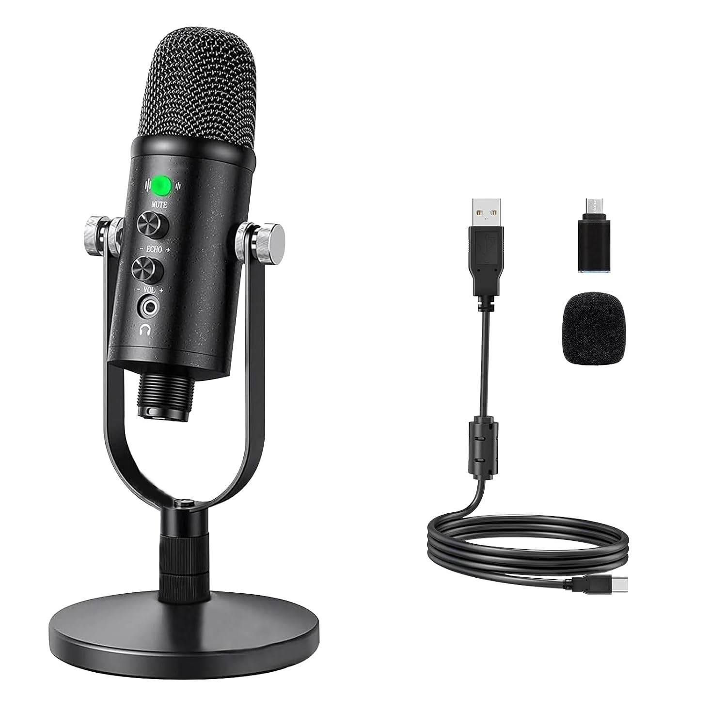 Delarbeaden USB Condenser microphone for PC, Podcasting - USB condenser microphone (WM101)