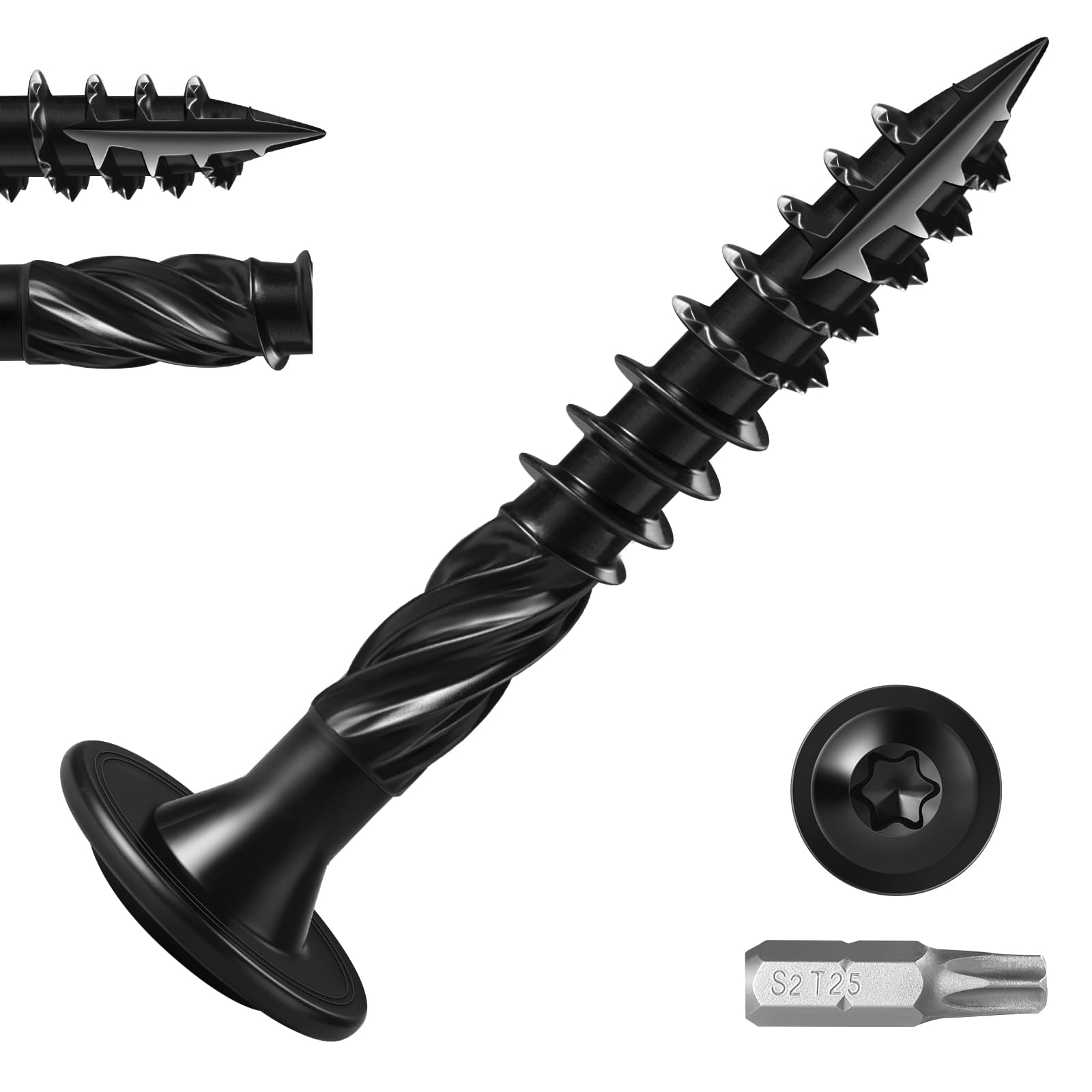 Heavy Duty Lag Screws - 20 Pack #14 x 6" -11