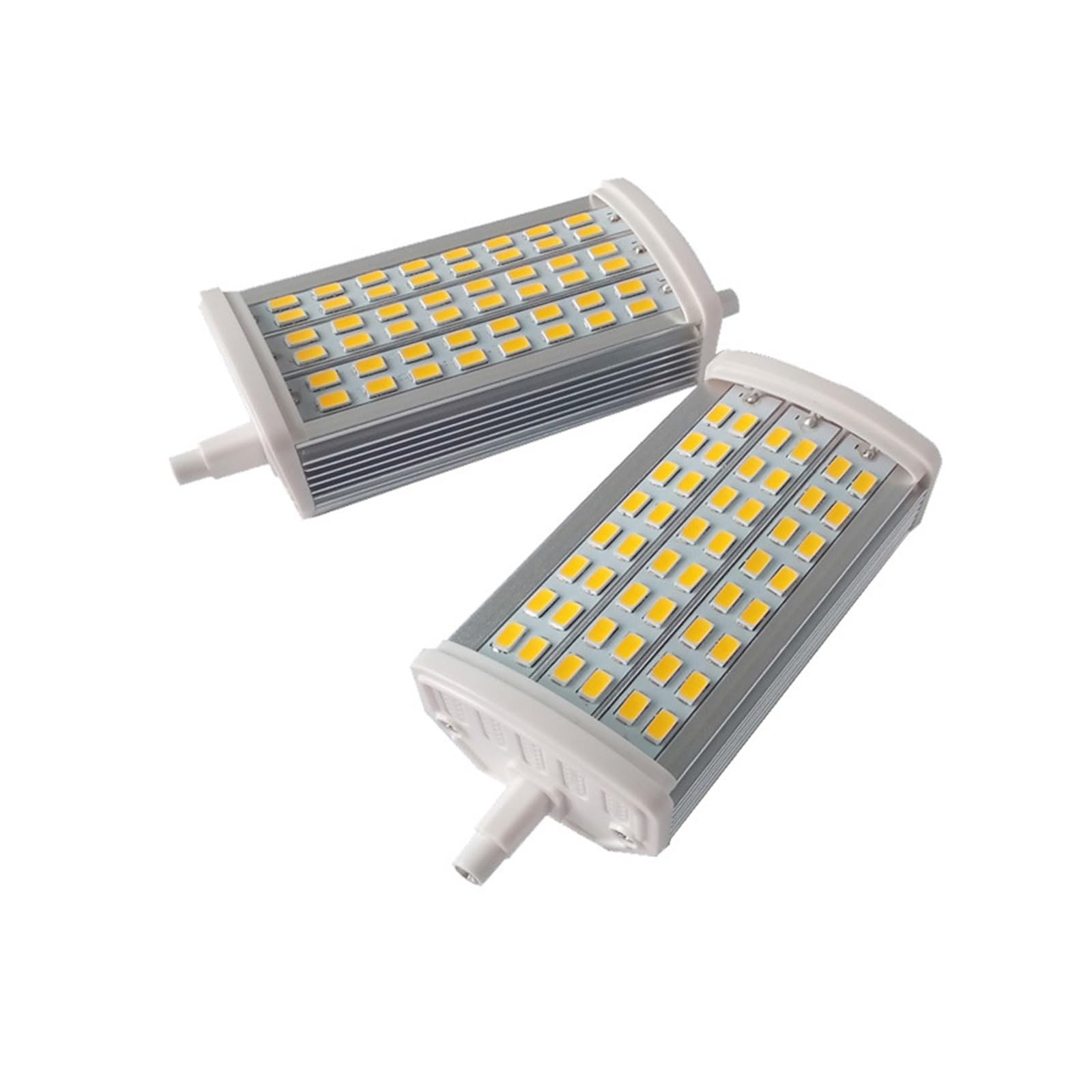 Lot de 2 ampoules LED à intensité variable R7S 14 W 3000-6000 K 118 mm 140 pour garages, entrepôts(Natural White 4000K)