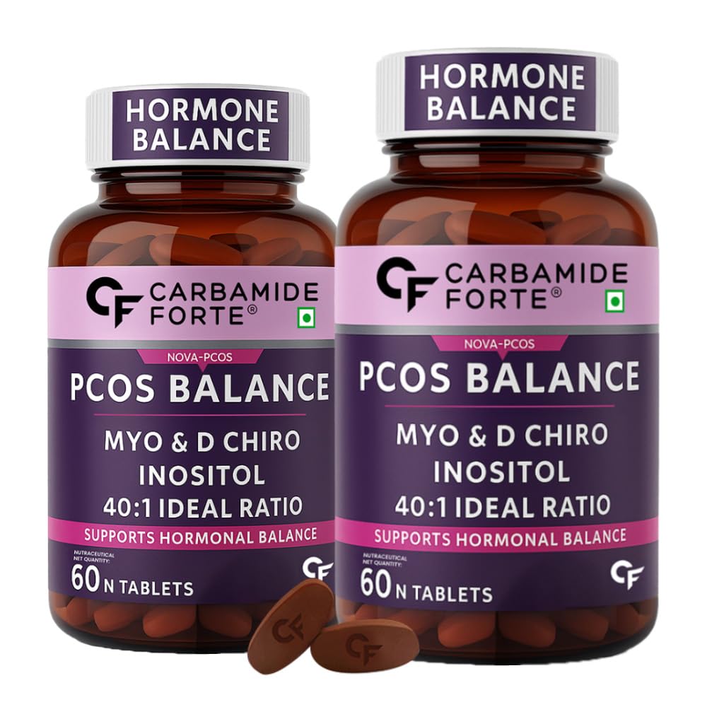 Carbamide Forte PCOS Supplement - 40:1 Ratio 2000mg Myo-Inositol to 50mg D-Chiro-Inositol - 60 Veg Tablets (Pack of 2)-image-18