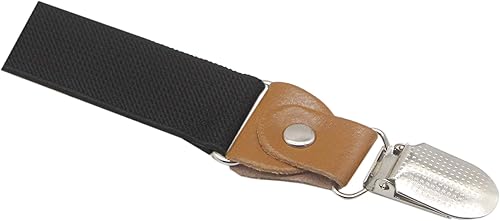 Miniatura 5 de Tirantes para hombre y mujer, conjunto de corbatín en X para bodas y eventos formales con tirantes elásticos de 1 pulgada de ancho