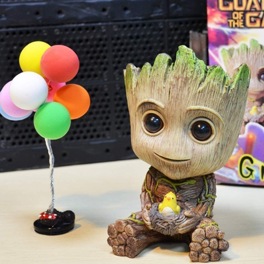 Amazon.co.jp: ベビーグルート鉢植え,鉢植え ペン立て ガーディアンズ