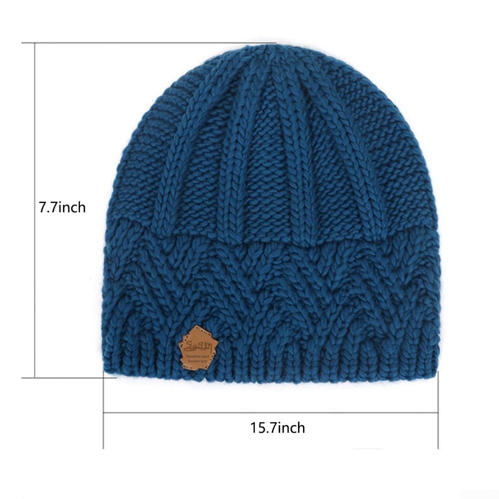 para Gorro de para Punto Grueso Unisex Cálido para Gorro de