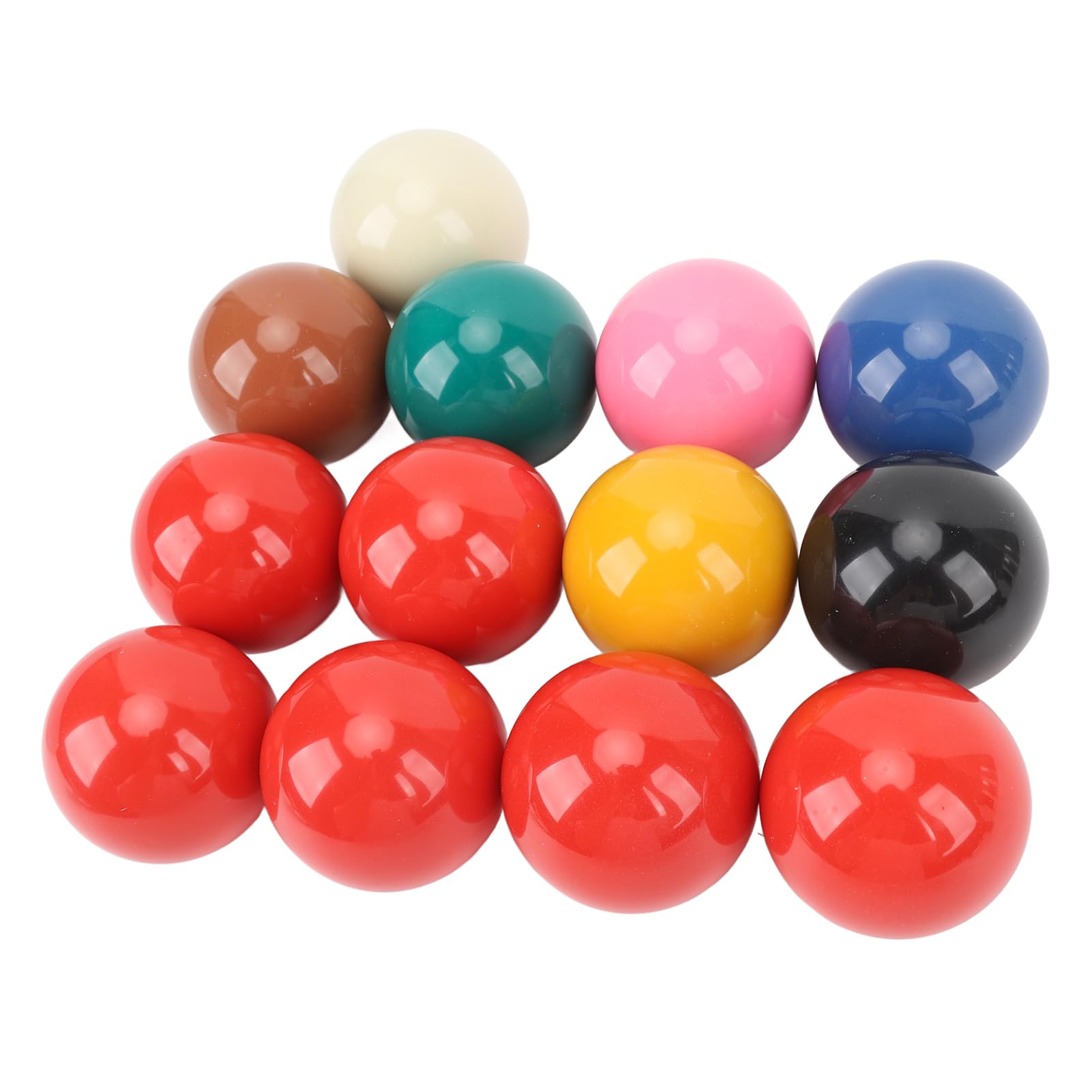 Jeu de Boules de Snooker 52,5 mm 13 Pièces, Balles de Snooker en Résine Professionnelles