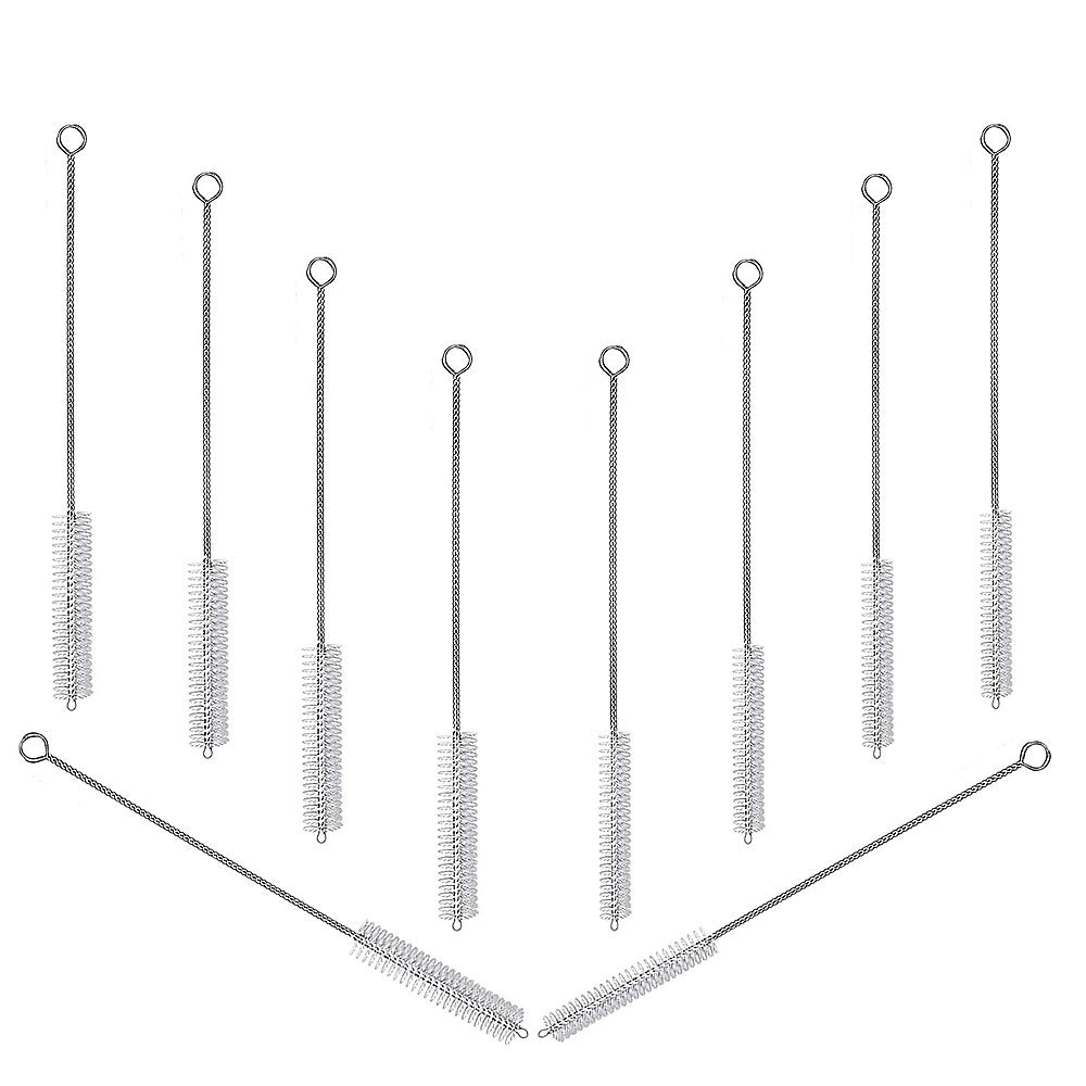 Haneye Drinking Straw Brush,Flexible Bendable Tube Pipe Cleaner Soft Smoothie