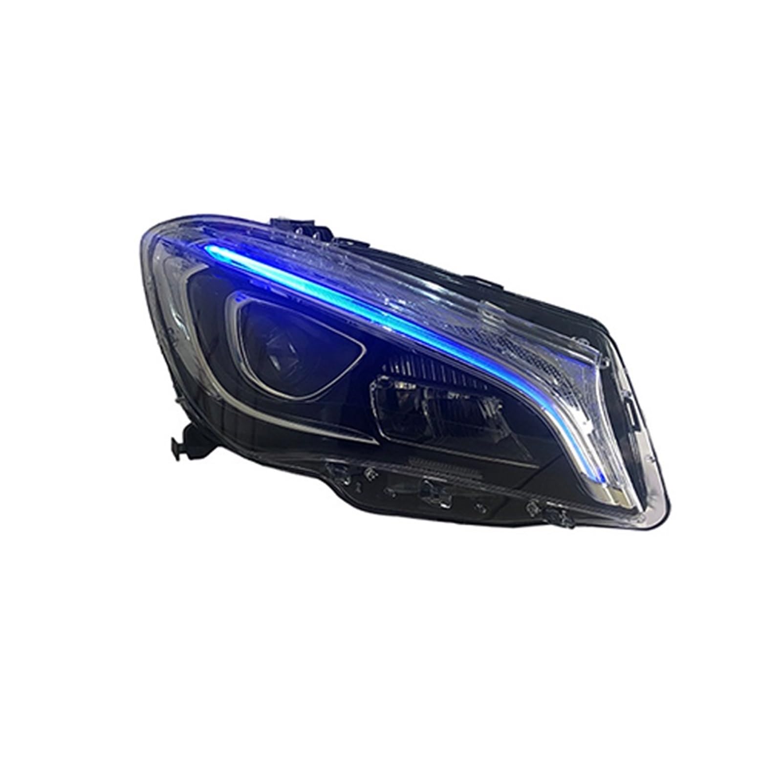 Fari Anteriori per Ford W117 CLA 180 200 220 250 260 2014-2019, aggiornamento fari Anteriori con luci diurne a LED e indicatori di direzione.