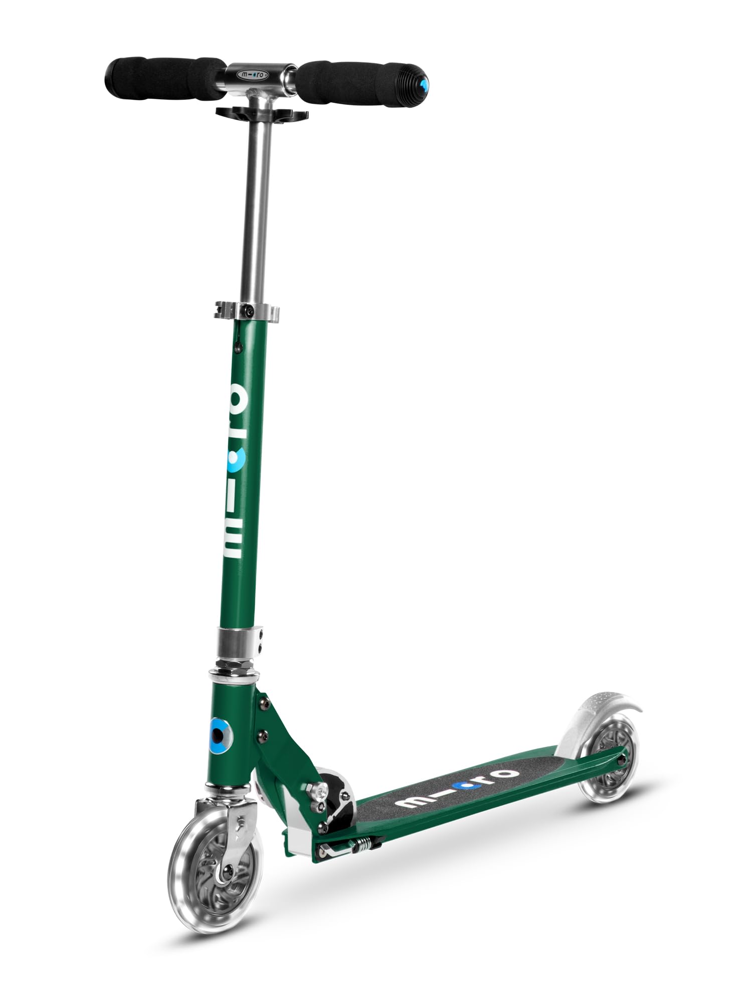 micro™ Sprite LED Kinder Kinderscooter | Cityroller mit LED-Rollen | klappbar und Lenker höhenverstellbar | ab 5 J. | Tretroller in 6 Farben erhältlich