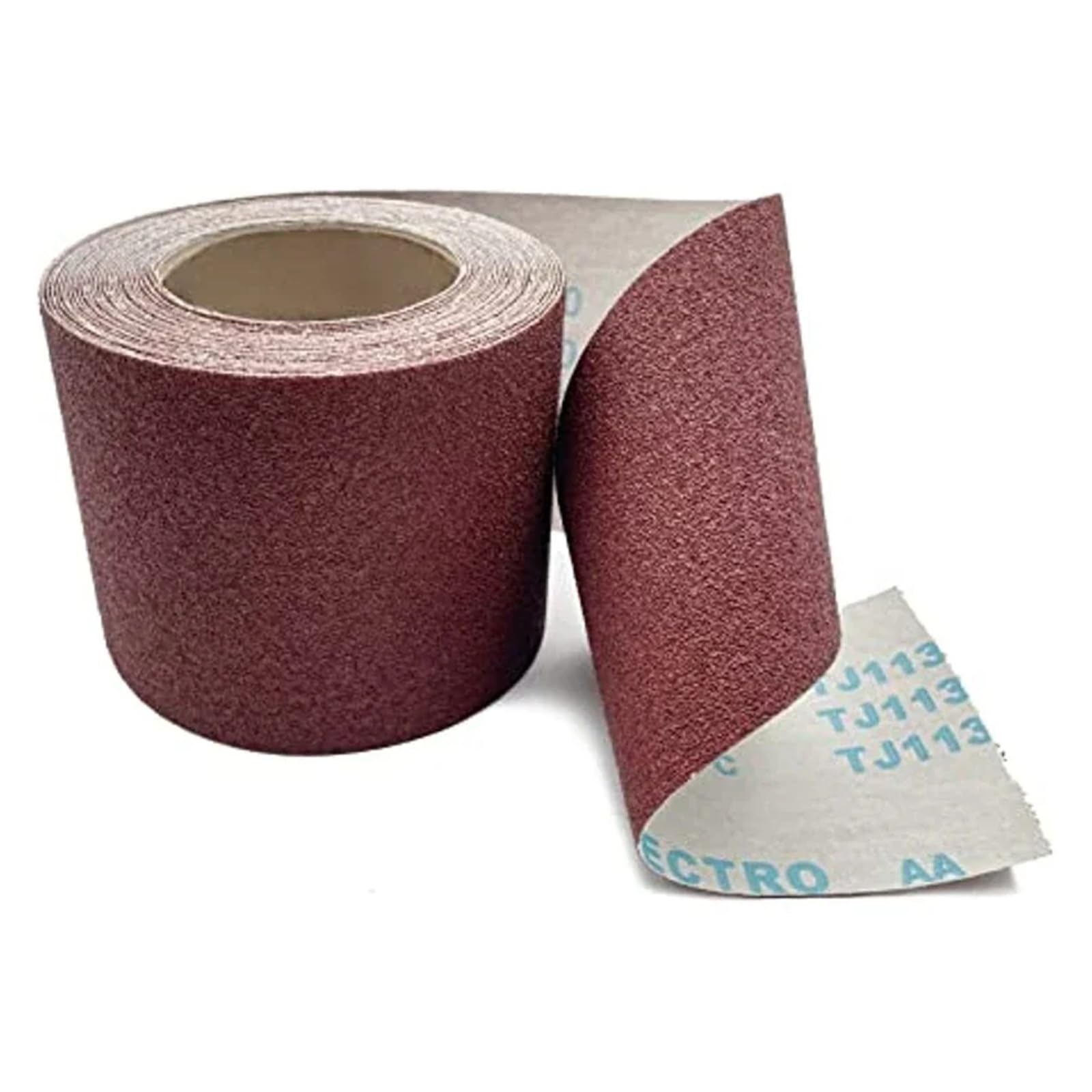 Papel de Lija de 60-600 Granos, 10M de Largo, 115mm, abrasivo, Metal, Vidrio, carpintería, Papel de Lija, Correas for lijadora(80 Grit)