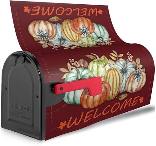 Miniatura 258 de Miaoquhe Funda magnética para buzón de 4 de julio, tamaño estándar de 18 x 21 pulgadas, diseño patriótico multicolor para decoración del hogar, 4