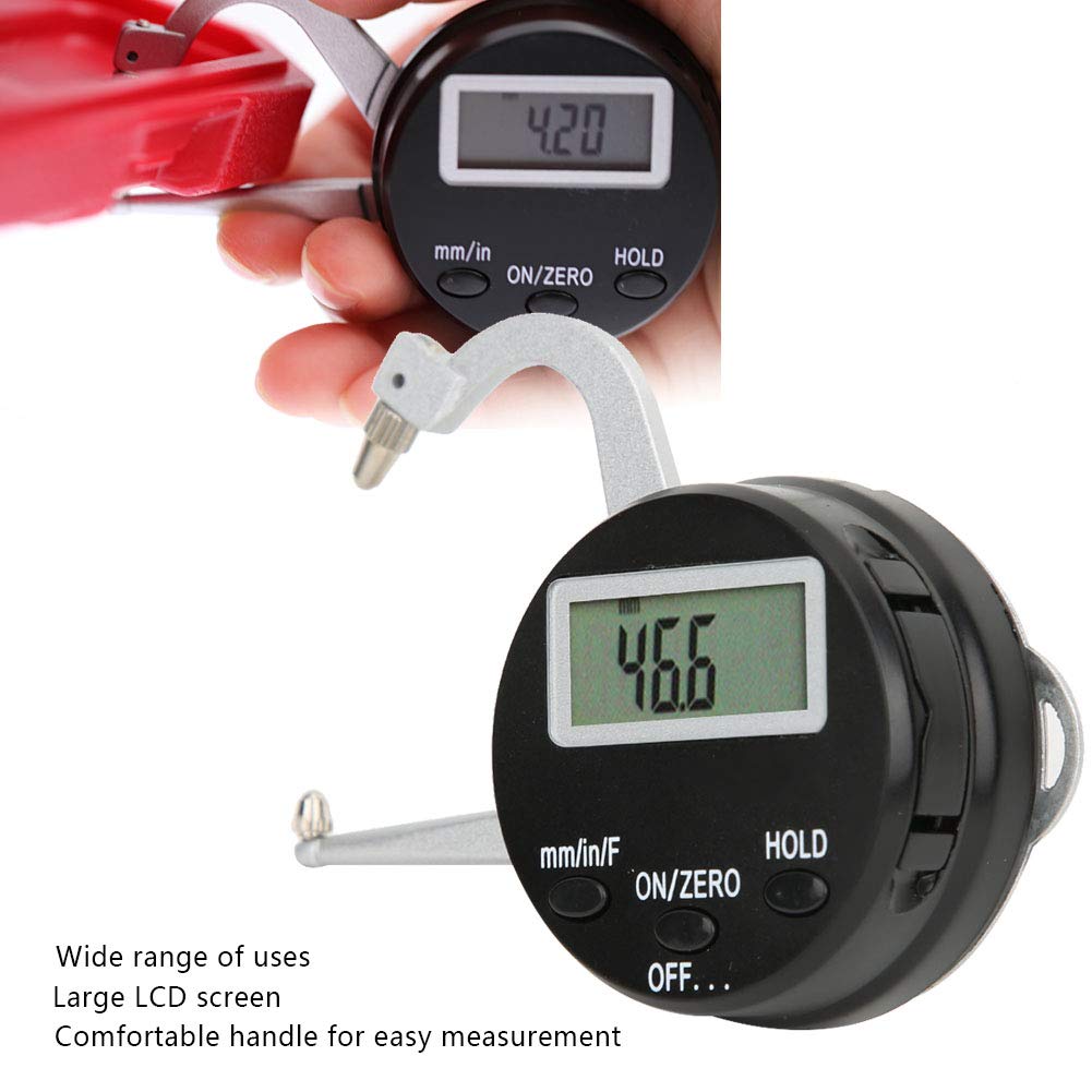 Elektronischer Messschieber mit Digitalanzeige Zur Präzisen Messung des Außendurchmessers, Backen aus Verchromter Legierung, Praktischer Griff für Verschiedene Bearbeitungsarten, 0~25 Mm