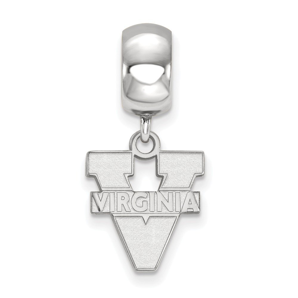Virginia Bead Charm Small (1/2 Inch) Dangle (Sterling Silver)
