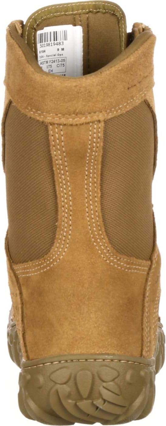 Rocky Mens 8" S2v Protective Toe 6104 Industrial-and-construction-shoes, Coyote Brown, 8.5 Wide US - Image 5