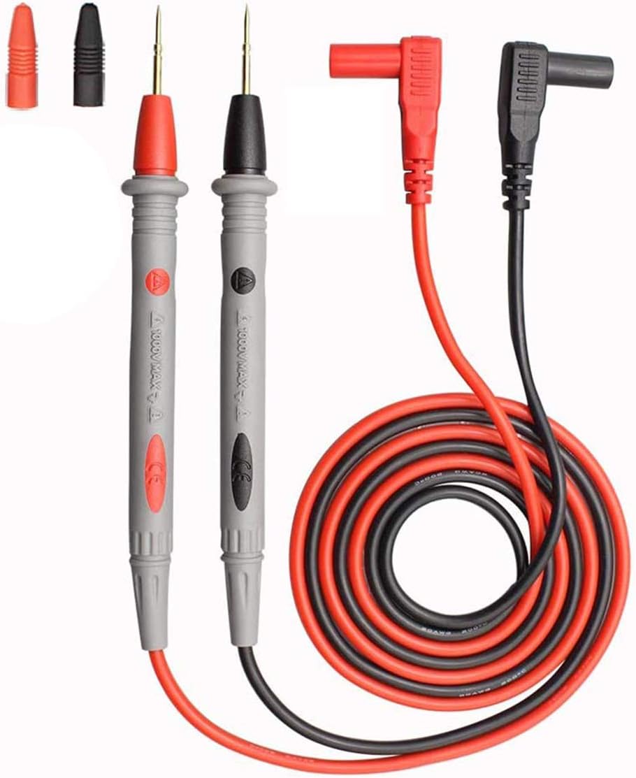 1000V 20A Multimeter Test Leads Banana Plug 35″ / 90 cm GoldPlated Test Probe Lead