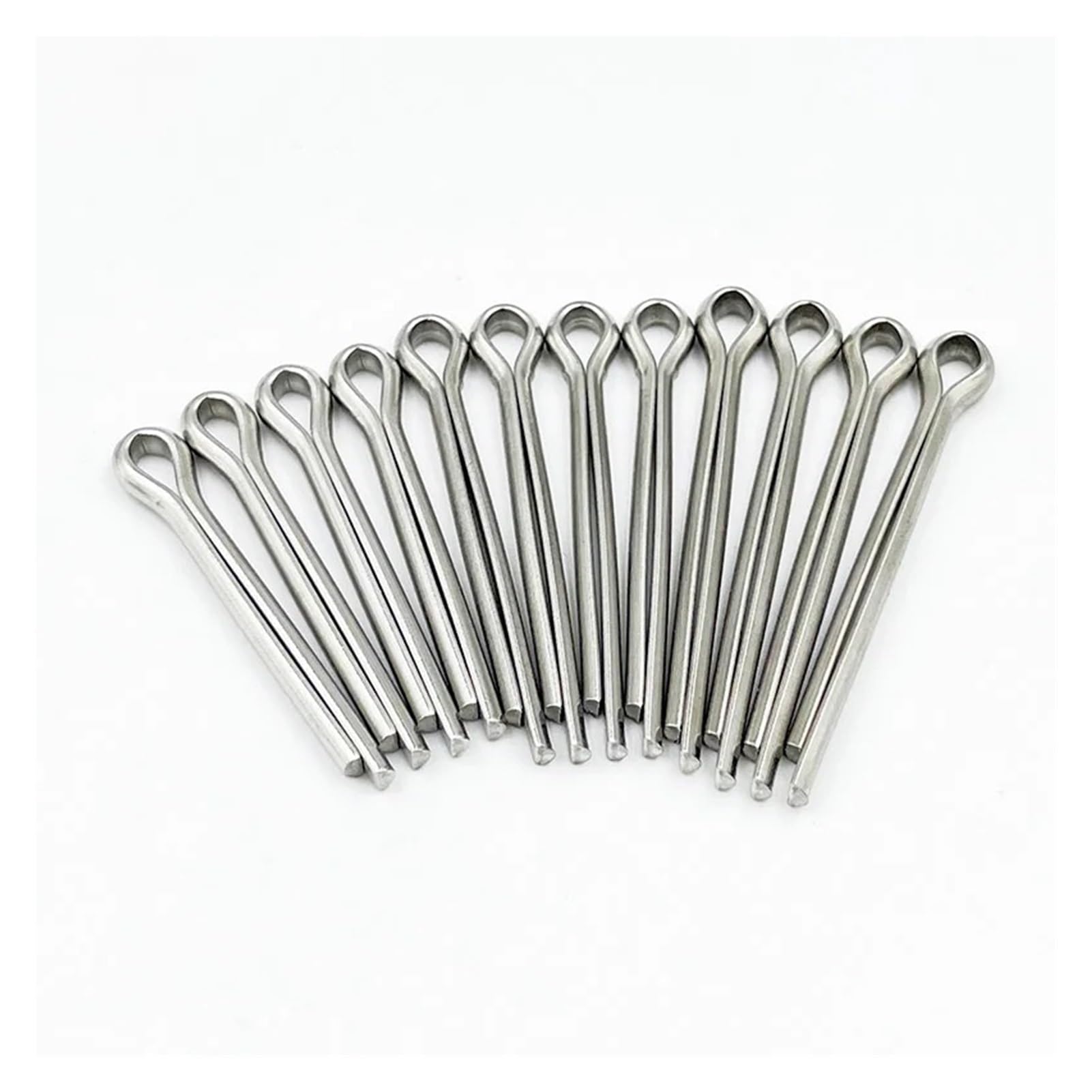 M1.5 M2 M3 M4 M5 M6 Acero Inoxidable Forma de U Tipo Pasador de Pelo Pasador de chaveta Juego de pasadores Abrazadera Dividida Clip elástico Abierto for Coche (Size : M4 (80pcs))