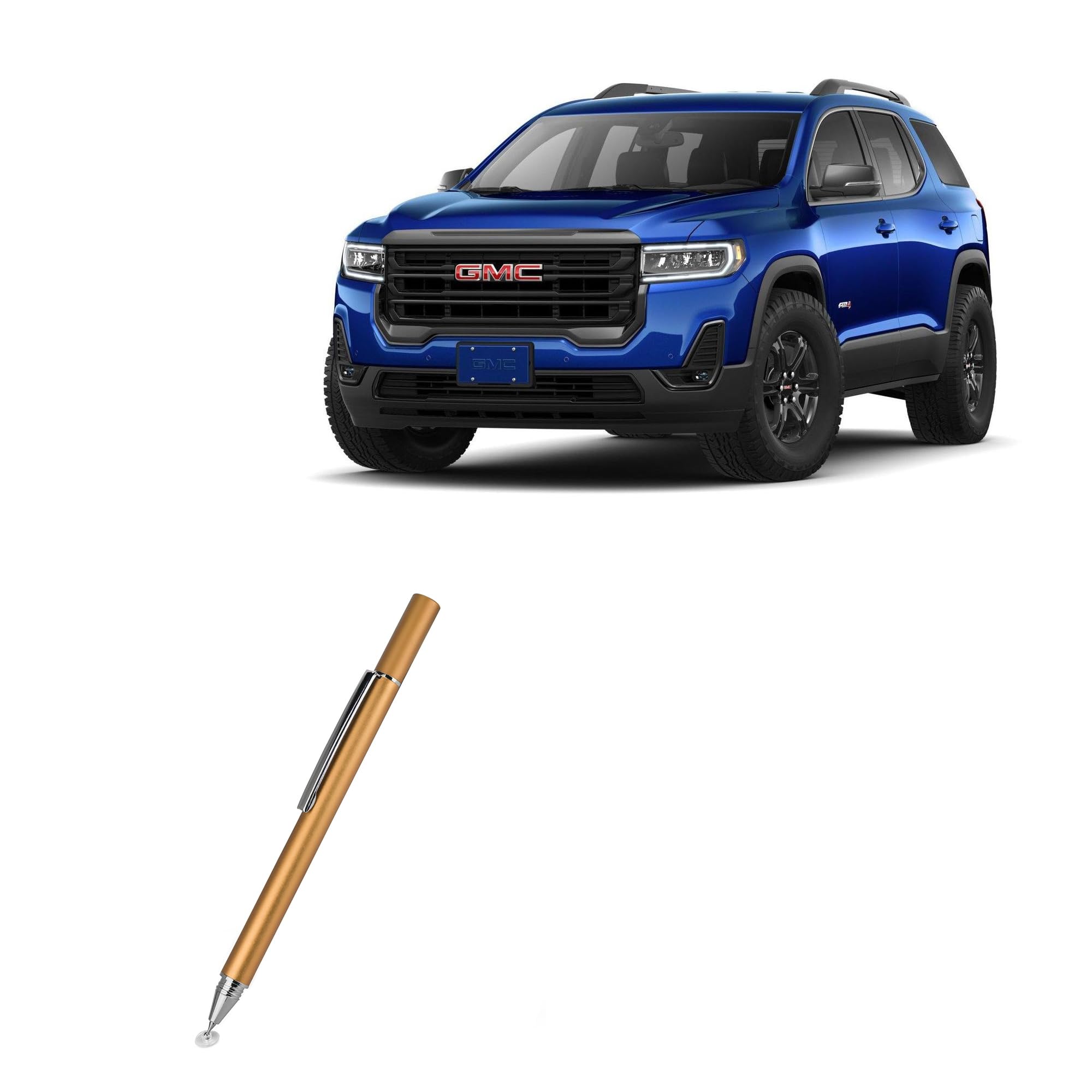 BoxWave Stylus Pen Compatible with GMC 2023 Acadia Display (8 in) - FineTouch Capacitive Stylus, Super Precise Stylus Pen - Champagne Gold