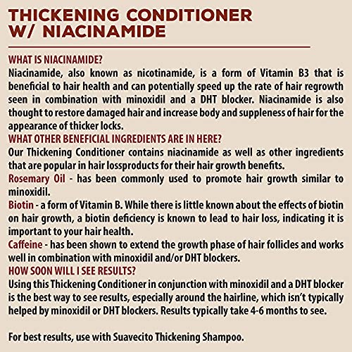 Suavecito Hair Thickening Conditioner With Niacinamide For Thinning Hair thumb #4
