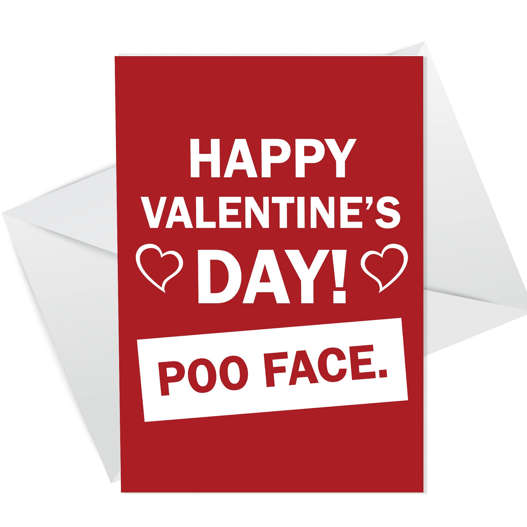 RED OCEAN Happy Valentines Day Card Funny Rude Humour Card For Boyfriend Girlfriend Card For Him Her