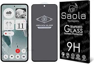 Saola® Ultra Privacy Tempered Glass For Nothing CMF Phone 2 Pro (PACK OF 1) with Free Installation Kit. Full screen Coverage. Free Replacement If Received Damaged - 6.77 inch