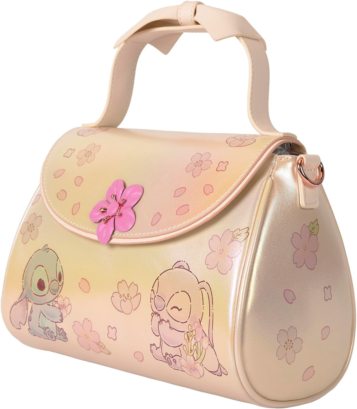 Loungefly Disney Cute Stitch Bow Handle Crossbody Bag - Image 2