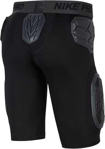 Nike Pro Hyperstrong 5-Pad Football Girdle Hardplate Compression Shorts with Integrated Hip, Thigh, and Tailbone Pads