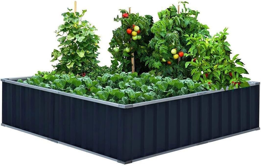 KING BIRD Raised Garden Bed 101"x 36"x 12" 4 Installation