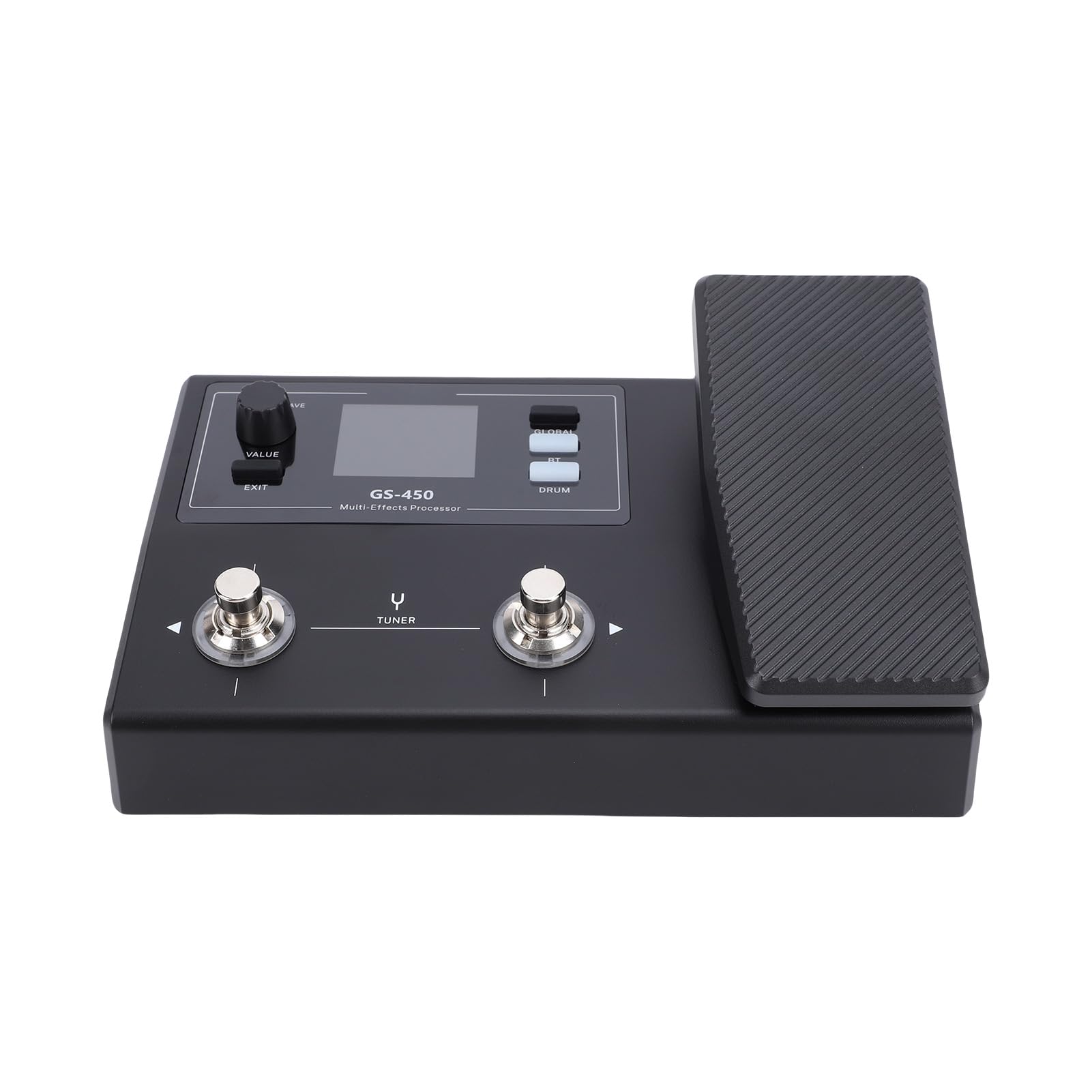 Pedal Multiefectos Guitarra Efectos, Procesador con Batería Recargable 2000mAh, 100 Preajustes, Caja de Ritmos para Guitarristas en Vivo y Grabación