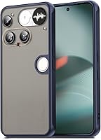 Vista 28 de Funda Qiinogow compatible con Samsung Galaxy A23 4G/5G, cubierta delgada para teléfono con absorción de golpes, funda protectora de fibra de carbono