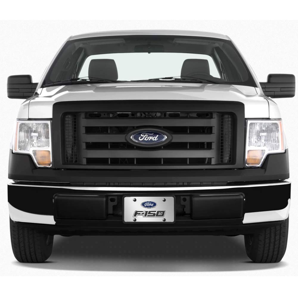 IPick 3D Logo Stainless Steel License Plate – Ford F-150 Platinum Edition, Rust-Proof, Made In USA - View #11