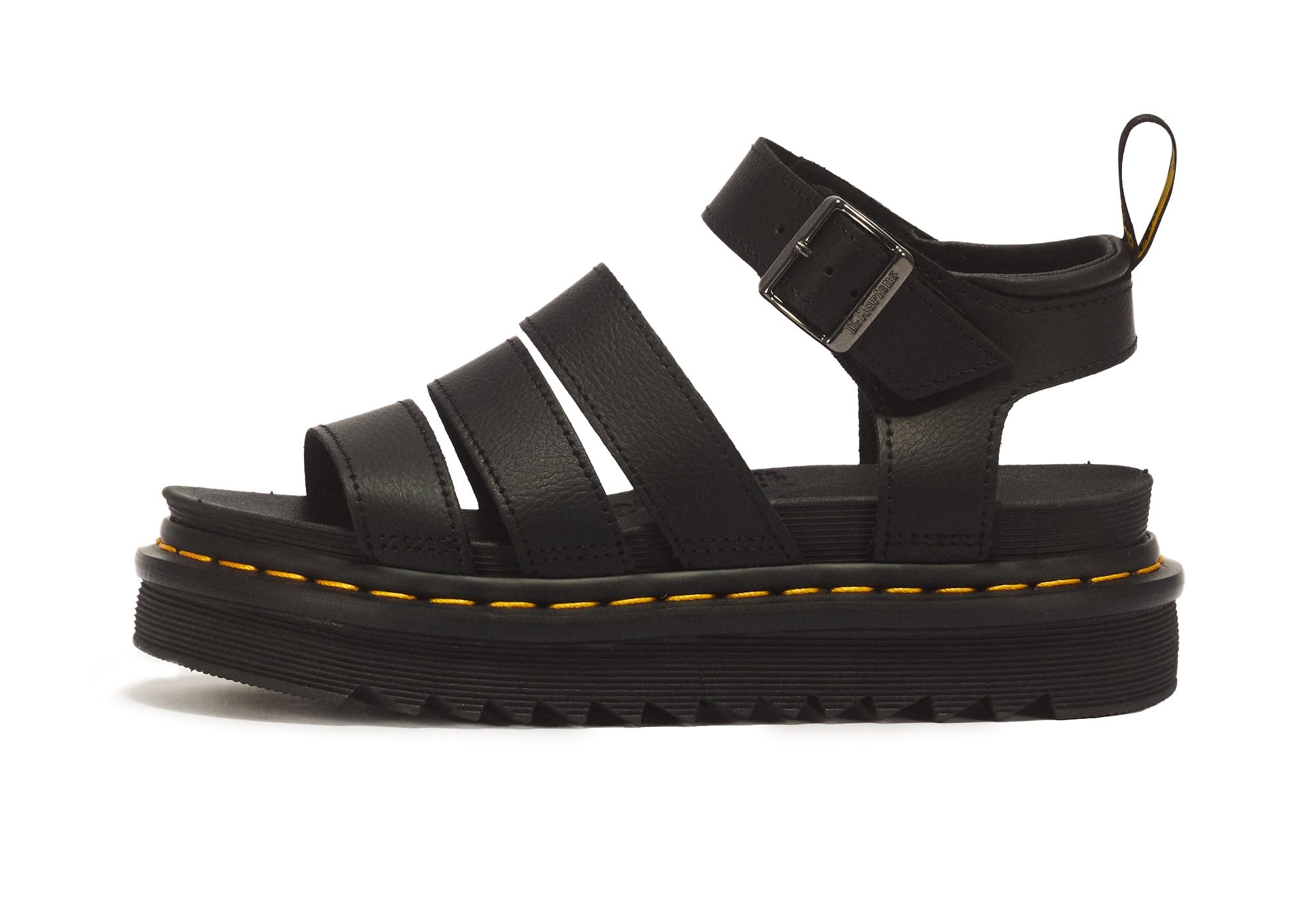 Dr. Martens Blaire Athena Leather Sandals Women's Black Size 37 (4)
