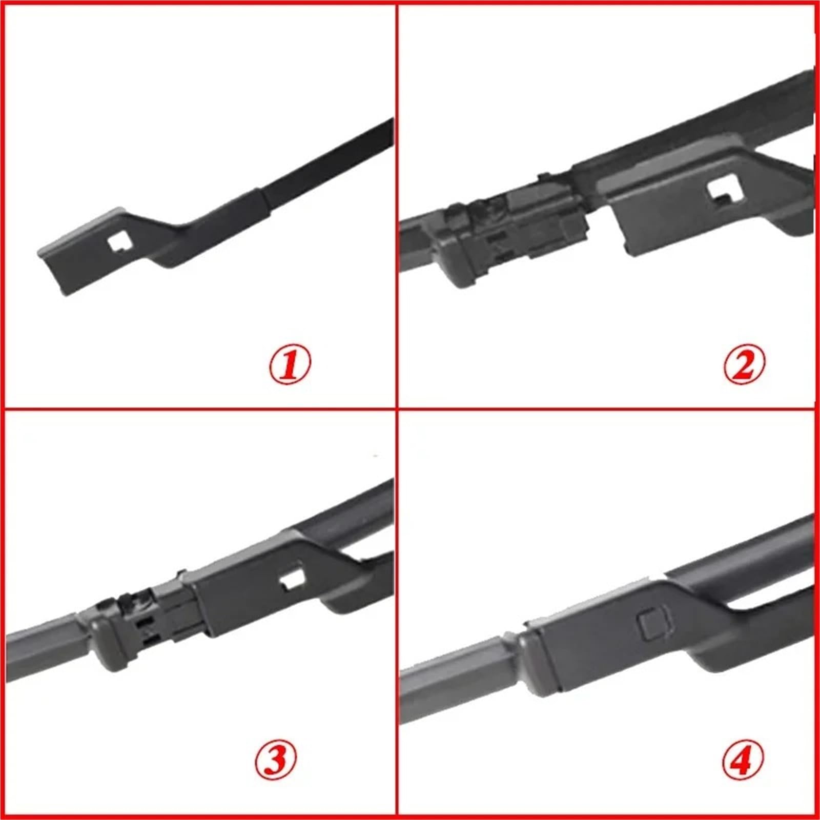 Parabrisas De Escobillas Limpiaparabrisas Juego De Escobillas Limpiaparabrisas Delanteras Y Traseras Para Mercedes-Benz Para Clase M ML GLE ML350 ML400 ML550 ML63 W166