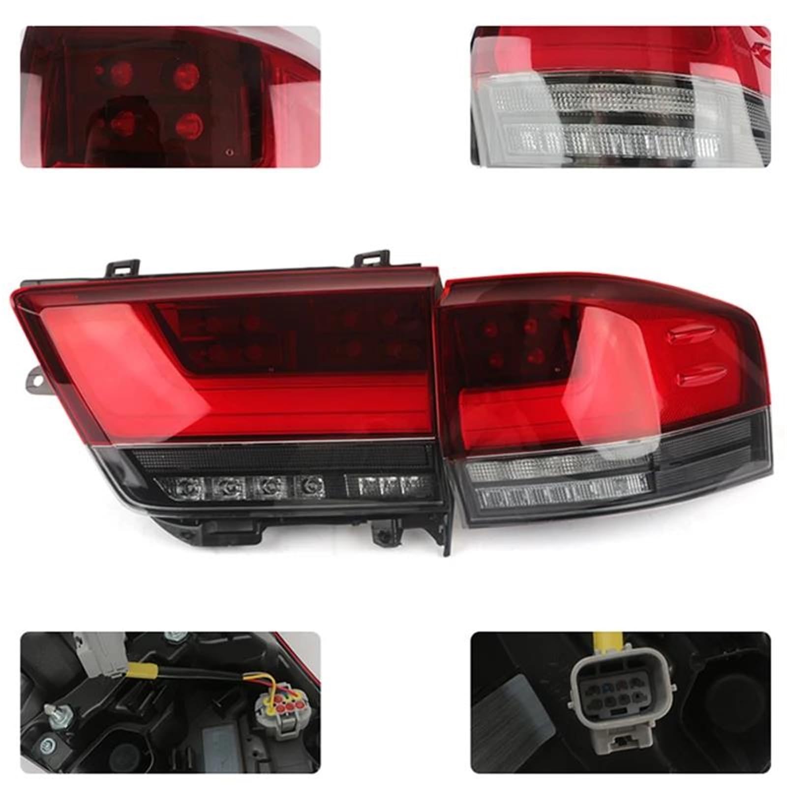Luz Trasera Para Toyota Para Land Para Cruiser LC300 2022-2024: Luz Trasera LED, De Marcha Atrás, Intermitente, Freno(Inside Left)
