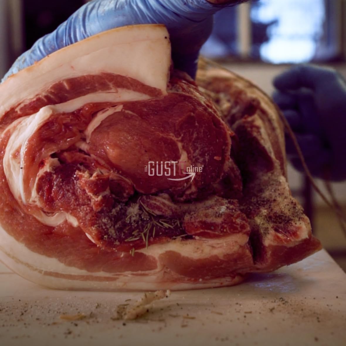Tronchetto di Porchetta di Ariccia IGP 3 kg circa, Prodotto Artigianale Tipico, Premiata da Gambero Rosso
