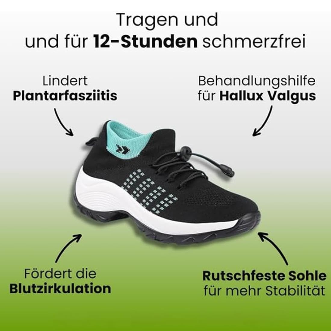 Schmerzlindernde Komfort-Schuhe für Damen, Heiperlye Schuh Orthopädische