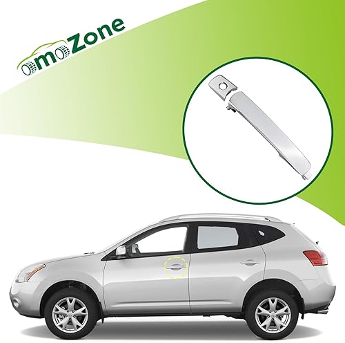 Miniatura 8 de omoZone Manija de puerta exterior delantera derecha trasera izquierda y derecha compatible con Infiniti FX35 FX45 2003-2007 Nissan Murano 2008-2013