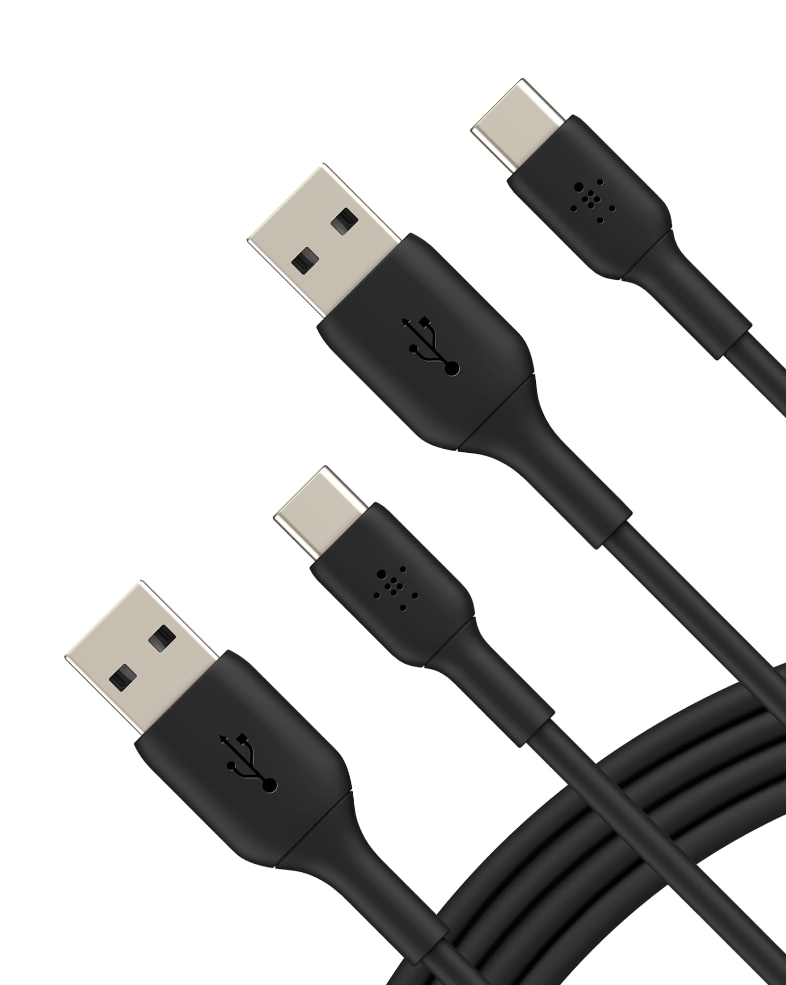 USB A to USB C Cable 2 Pack, 6.6ft Fast iPhone Charger Cord