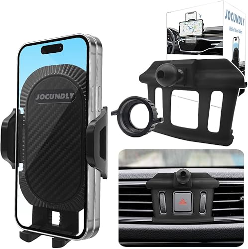 Soporte de teléfono de coche para Nissan Rogue 2014-2020 compatible con funda gruesa Soporte de teléfono celular, soporte de navegación celular,