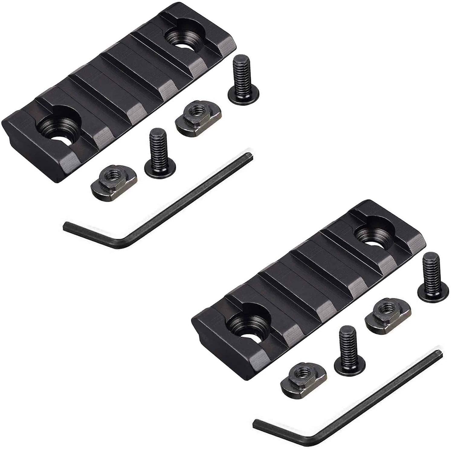 Bipiede Doppio bipiede da 9-12 Pollici Montato lateralmente con Sistema di Montaggio Laterale e Kit binari Picatinny per Fucili ad Aria compressa Breakbarrel o Underlevers